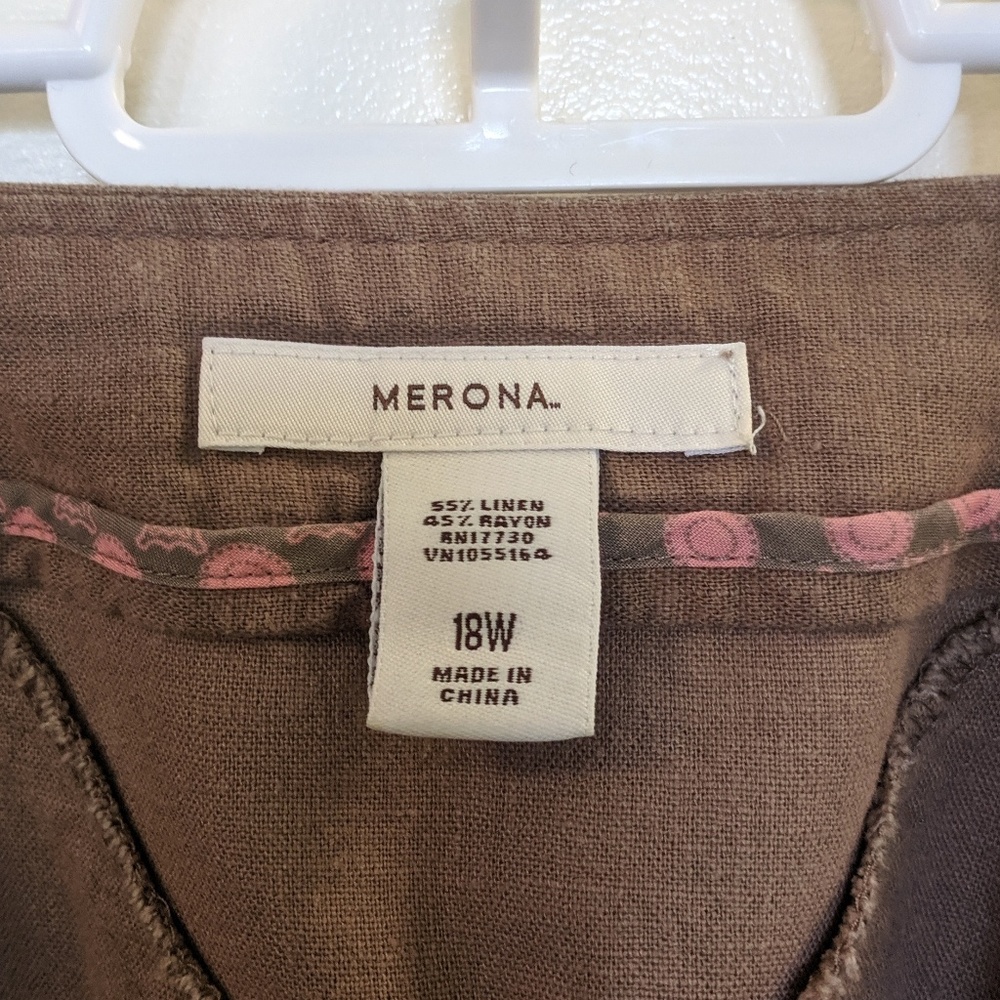 Linen blend skirt - Picture 5 of 5